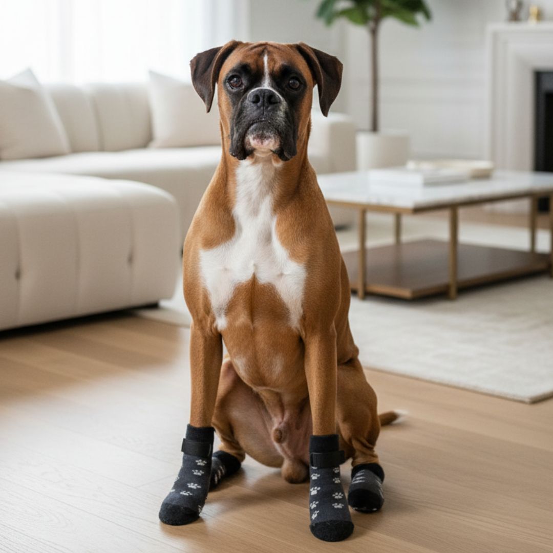 Piso escorregadio e cães idosos: como evitar escorregões em casa