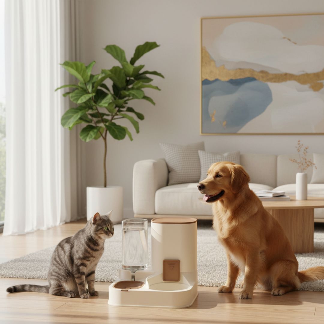 Comedouro e Bebedouro Automático Candy – Praticidade e Design Moderno