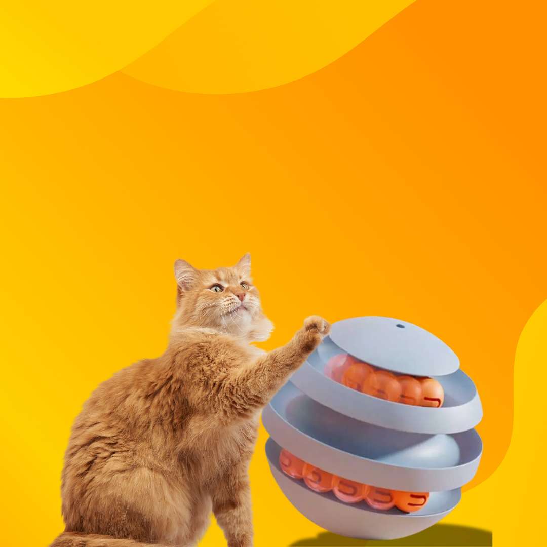 Bola Interativa para Gatos – Brinquedo Labirinto Estimulante