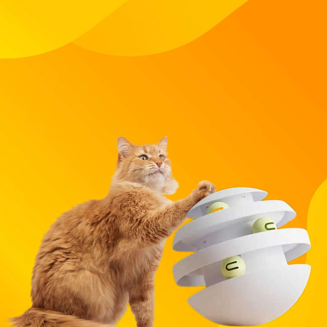 Bola Interativa para Gatos – Brinquedo Labirinto Estimulante