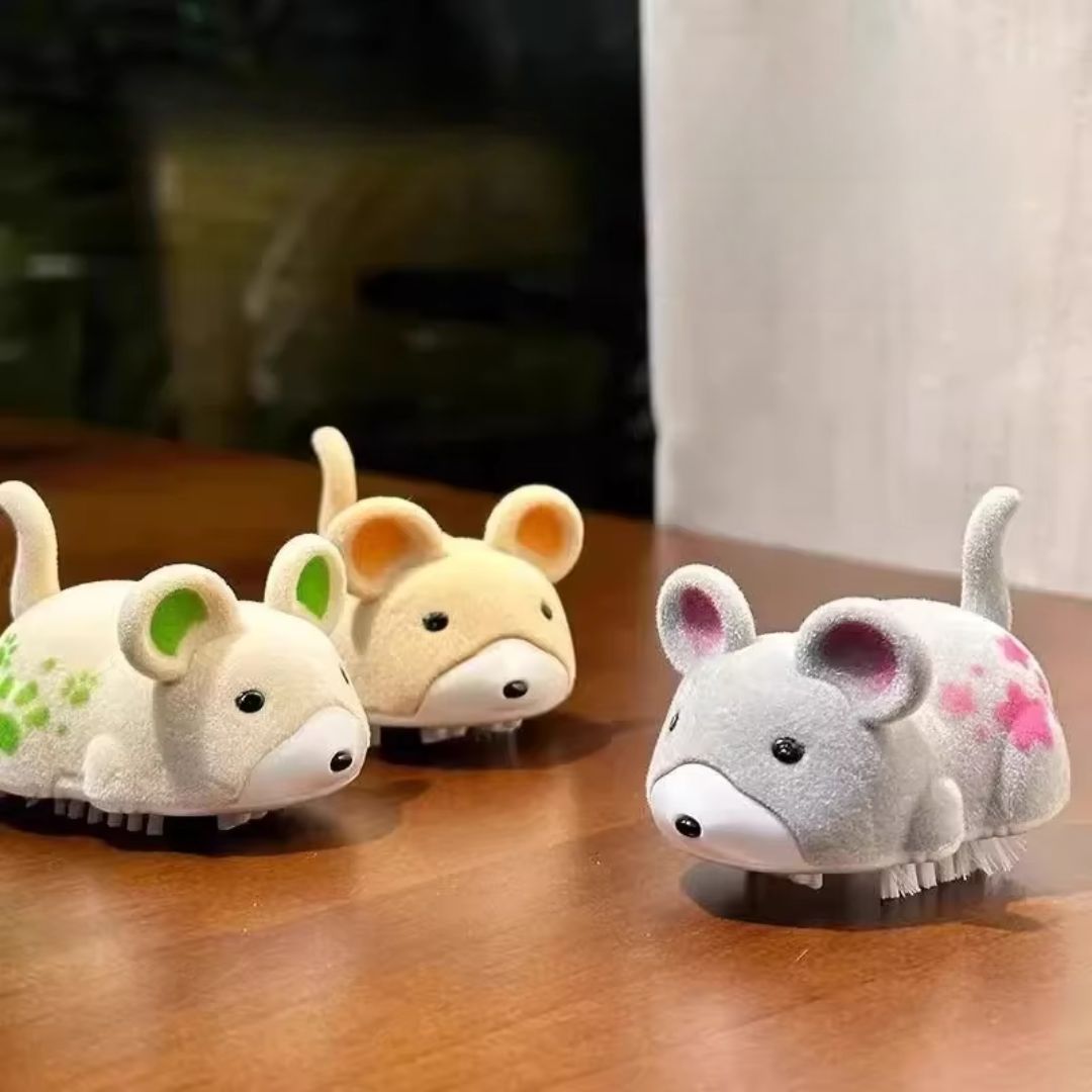 Brinquedo Eletrônico para Gatos | Ideal para Gatinhos Ativos | Estimula o Instinto de Caça e o Exercício Diário | Ratinho Automático com Movimento Vibratório