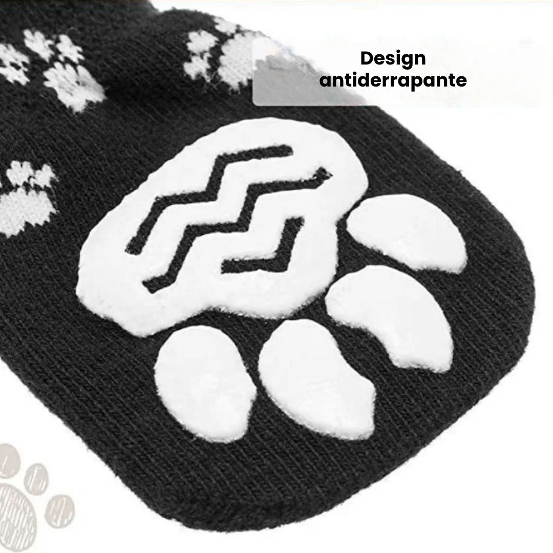 Meias Antiderrapantes para Cães com Alça Ajustável – Conforto e Segurança para Patinhas