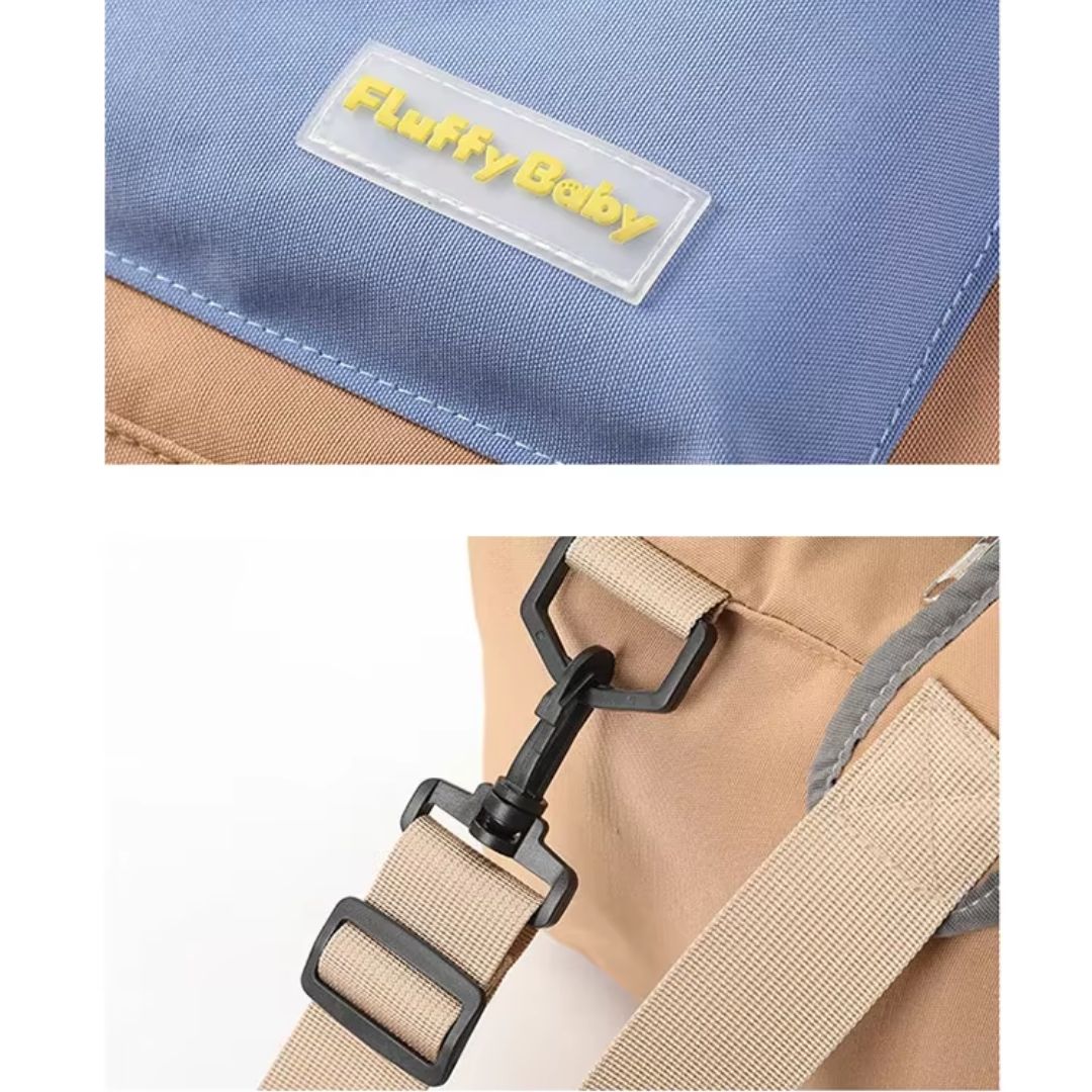 Bolsa de Transporte Expansível para Gatos e Cães – Mochila de Viagem com Túnel Expansível e Alças Ajustáveis para Conforto e Praticidade