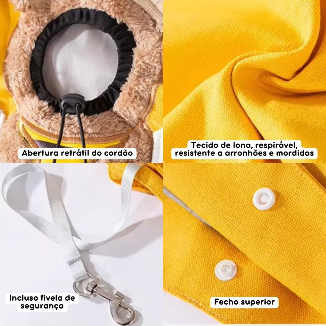Bolsa de Mão para Transporte de Pets: Acessório Prático para Donos de Animais de Estimação, Ideal para Viagens e Passeios com Conforto, com Design Confortável e Segura