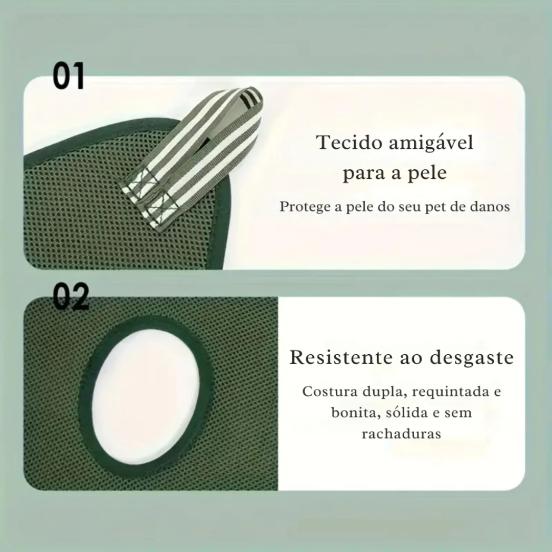 Rede de Contenção para Gatos e Cachorros – Ideal para Corte de Unhas, Banho e Tosa, com Proteção Anti-Arranhões e Mordidas
