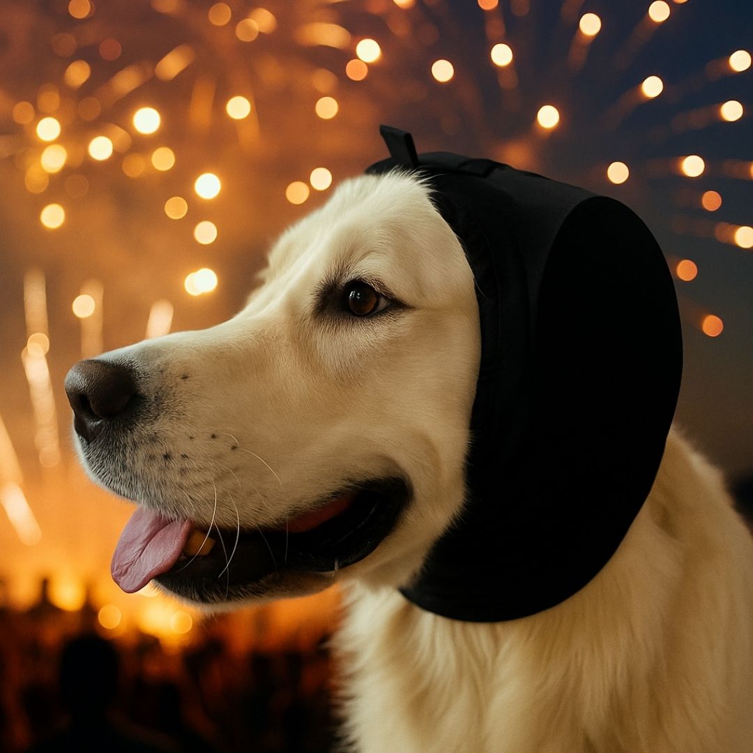 Protetor De Ouvido Anti-ruído para Cães e Gatos Sensíveis | Reduz Ruídos Altos