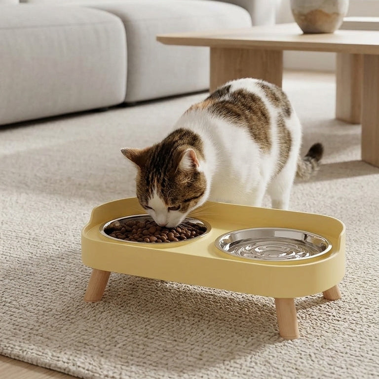 Comedouro Elevado para Alimentação Saudável - ElevPet