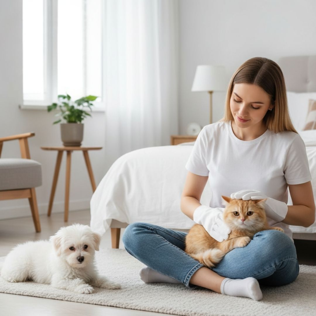 Luvas de Limpeza Descartáveis Para Pets