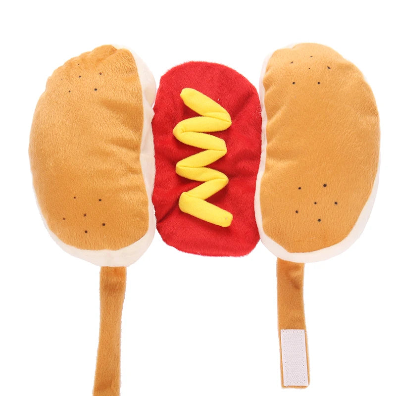 Fantasia de Hot Dog para Cães e Gatos