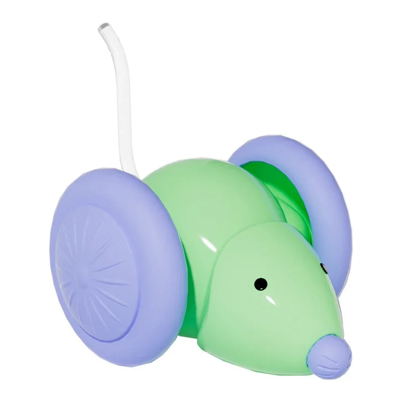 Ratinho Inteligente para Gatos – Brinquedo Automático e Silencioso com Sensor de Obstáculos