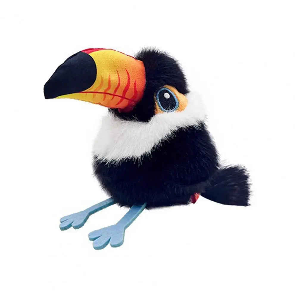 Pelúcia Interativa de Tucano e Coruja – O Brinquedo Que Vai Deixar Seu Pet Fascinado