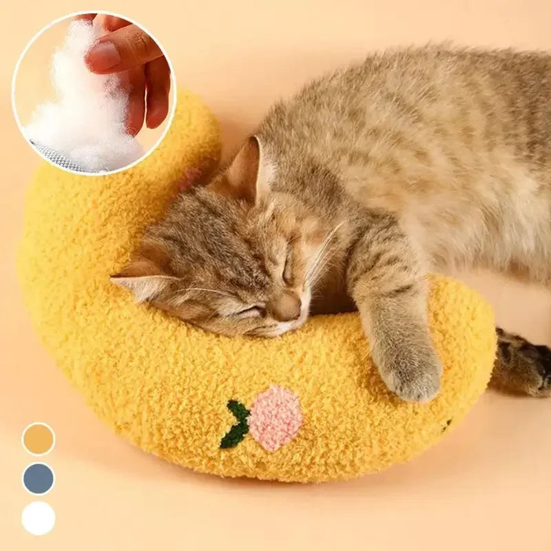 Travesseiro Suporte para Pescoço para Cachorros e Gatos – Alívio e Conforto com Enchimento Ergonômico