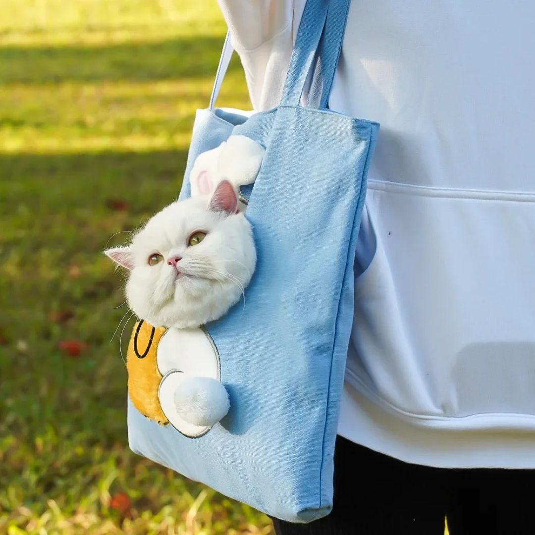 Bolsa de Mão para Transporte de Pets: Acessório Prático para Donos de Animais de Estimação, Ideal para Viagens e Passeios com Conforto, com Design Confortável e Segura