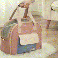 Bolsa de Transporte Expansível para Gatos e Cães – Mochila de Viagem com Túnel Expansível e Alças Ajustáveis para Conforto e Praticidade