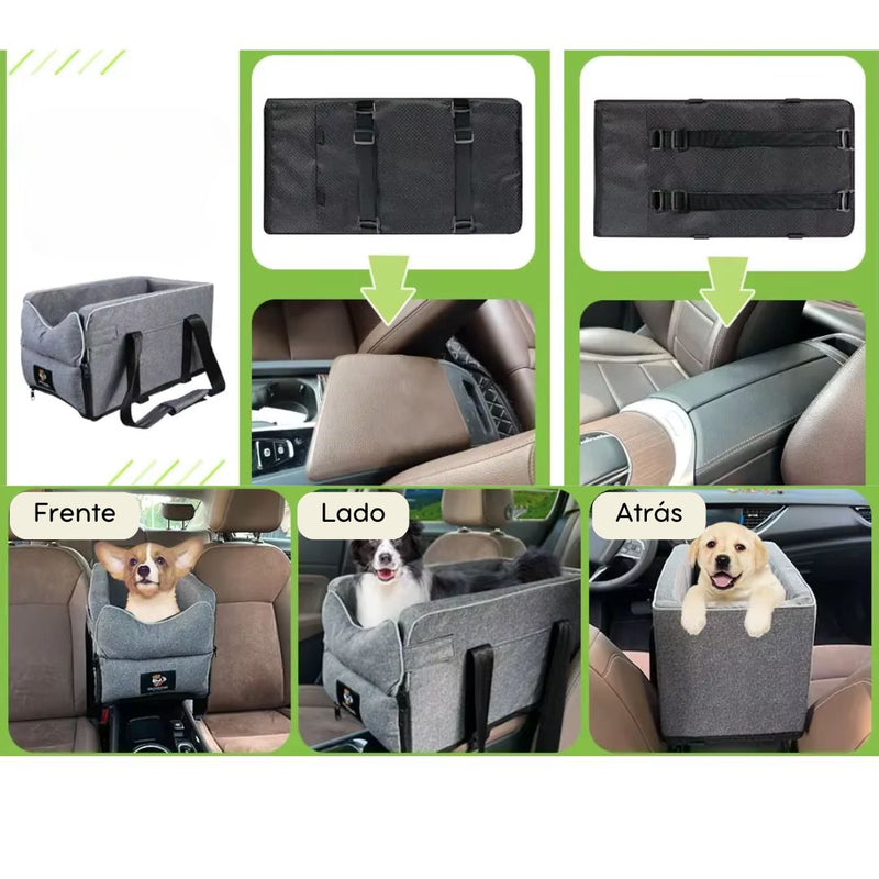 Cadeira de Carro para Gatos e Cachorros | Para Transporte Seguro e Confortável | Protege Seu Pet Durante Viagens | Design Ergonômico e Acolchoado