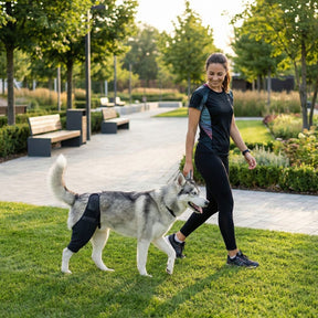 Joelheira Ajustável para Cães – Alívio da Dor Ortopédico