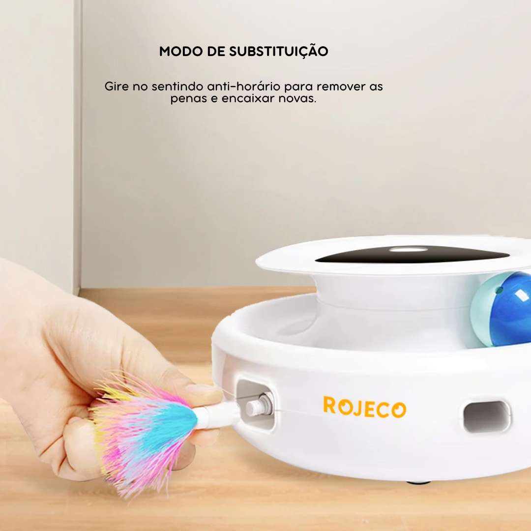 Brinquedo Interativo Esconde-Esconde para Gatos – Estímulo Mental e Diversão com Movimento Automático