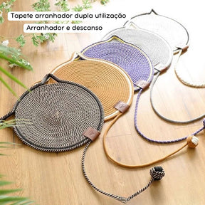 Tapete Arranhador para Gatos: Conforto e Diversão para Seu Pet, Protegendo Móveis com Design Atrativo