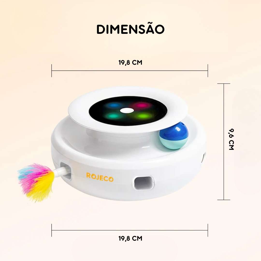 Brinquedo Interativo Esconde-Esconde para Gatos – Estímulo Mental e Diversão com Movimento Automático