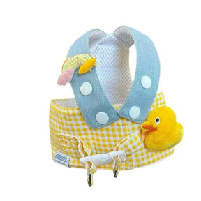 Conjunto Boné e Peitoral Patinho de Luxo para Cães e Gatos – Estilo e Conforto com Design de Patinho