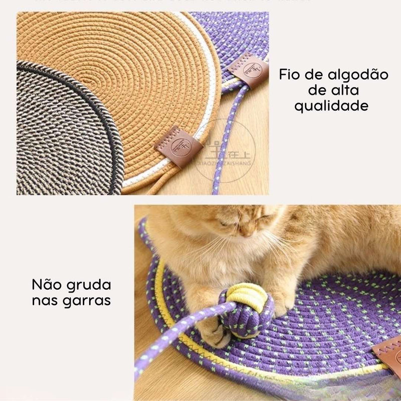 Tapete Arranhador para Gatos: Conforto e Diversão para Seu Pet, Protegendo Móveis com Design Atrativo