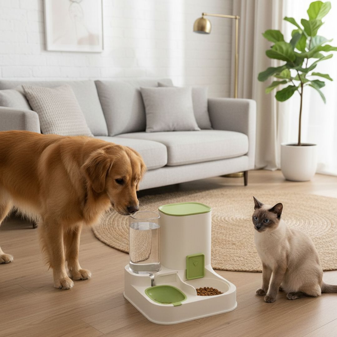 Comedouro e Bebedouro Automático Candy – Praticidade e Design Moderno