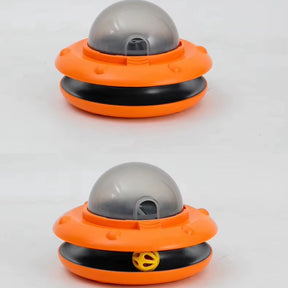 Brinquedo Interativo com Dispensa de Petiscos para Cães e Gatos | Ideal para Pets Ansiosos e Ativos | Estimula a Alimentação Lenta e o Alívio do Estresse | Alimentador Automático com Sistema de Vazamento de Ração