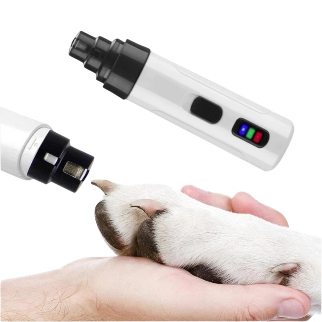 Lixador de Unhas Elétrico Recarregável para Cães e Gatos | Ideal para Tutores que Buscam Praticidade no Corte de Unhas | Promove Unhas Bem Cuidadas sem Estresse | Recarregável via USB e Fácil de Usar
