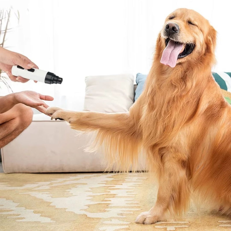 Lixador de Unhas Elétrico Recarregável para Cães e Gatos | Ideal para Tutores que Buscam Praticidade no Corte de Unhas | Promove Unhas Bem Cuidadas sem Estresse | Recarregável via USB e Fácil de Usar