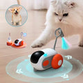 Carrinho Automático Interativo para Pets - Brinquedo que Estimula a Curiosidade e Alivia o Tédio com Movimento Inteligente