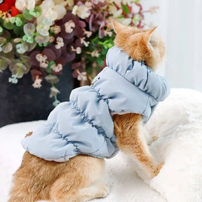 Casaco Pet Inverno com Tiras Refletivas – Conforto e Segurança para Cachorros e Gatos
