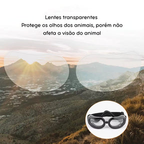 Óculos de Sol para Cães e Gatos – Proteção UV com Design Ventilado à Prova de Vento para Passeios ao Ar Livre