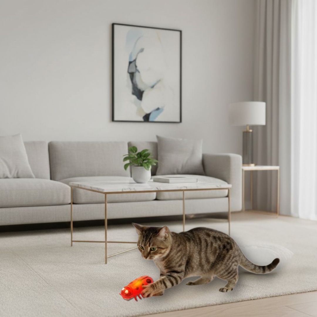 Brinquedo Inseto Elétrico para Gatos – Estímulo ao Instinto de Caça