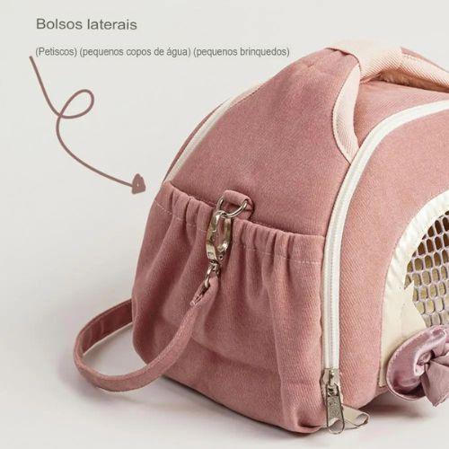 Bolsa de Transporte Aconchego para Roedores: Acessório Confortável para Pequenos Animais de Estimação, Ideal para Viagens e Passeios, Com Design Aconchegante e Seguro