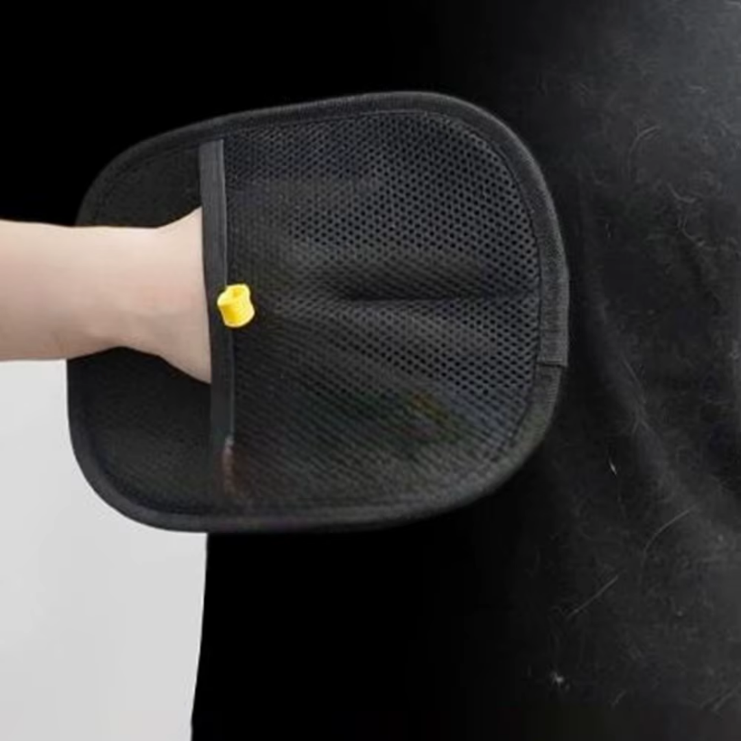 Luva Removedora de Pelos Dupla Face para Pets | Para Cães e Gatos de Todos os Tamanhos | Elimina Pelos Soltos e Estimula a Circulação | Design Confortável e Flexível