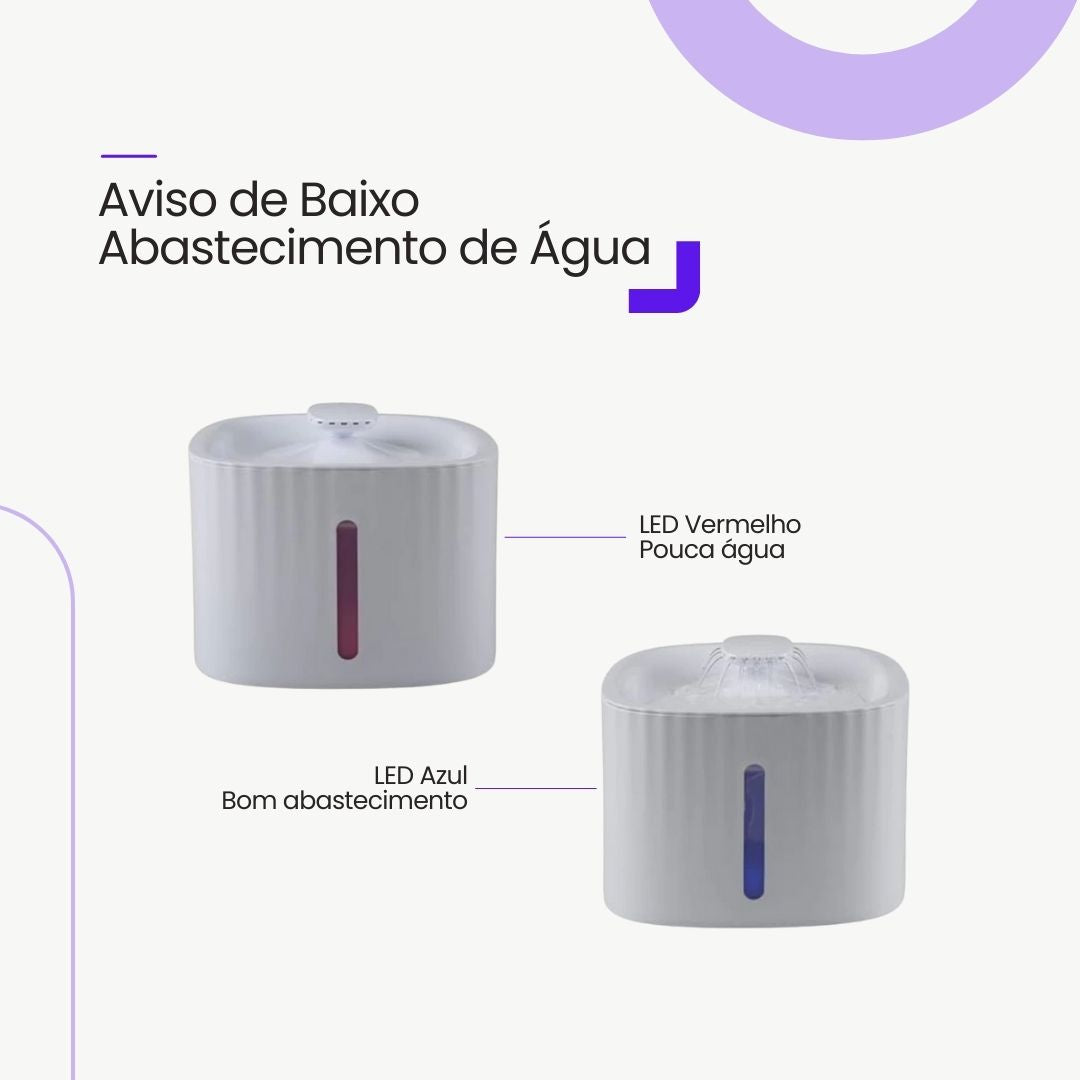 Bebedouro Fonte Automático 3L para Pets
