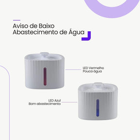 Bebedouro Fonte Automático 3L para Pets