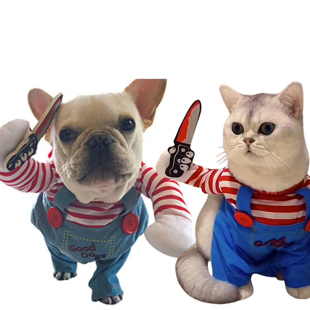 Fantasia Criativa de Serial para Cães e Gatos | Perfeita para Festas Temáticas | Design Divertido com Detalhes Realistas