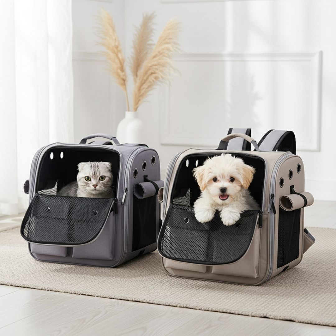 Mochila de Luxo para Transporte de Pets – Viagem Confortável