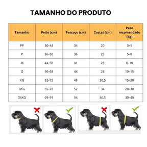 Colete Antiansiedade para Cães