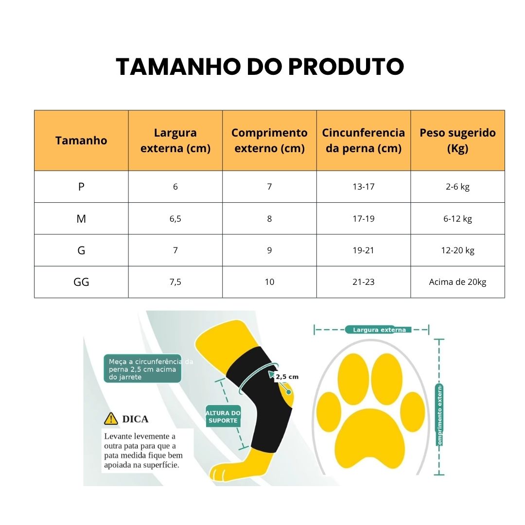Botinha Corretiva Antiderrapante para Cães que Arrastam a Pata — Apoio de Marcha - Patas dianteiras e traseiras