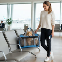Bolsa de Transporte Respirável para Cães e Gatos