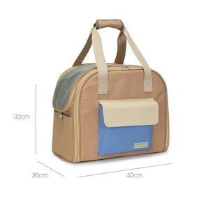 Bolsa de Transporte Expansível para Gatos e Cães – Mochila de Viagem com Túnel Expansível e Alças Ajustáveis para Conforto e Praticidade