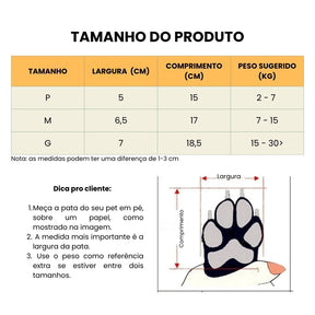 Meias Antiderrapantes para Cães com Alça Ajustável – Conforto e Segurança para Patinhas