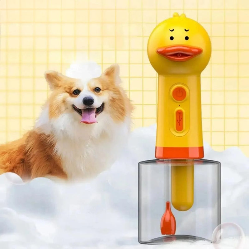 Dispenser Elétrico de Shampoo para Banho de Pets | Ideal para Cães e Gatos | Facilita a Aplicação Uniforme de Shampoo Durante o Banho | Design Compacto e Fácil de Usar