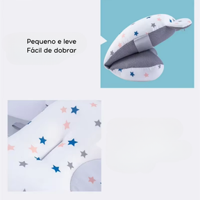 Boia de Banho Almofadada para Pets | Para Cães e Gatos de Pequeno Porte | Garante Conforto e Segurança Durante o Banho | Design Ergonômico com Estampa de Estrelas