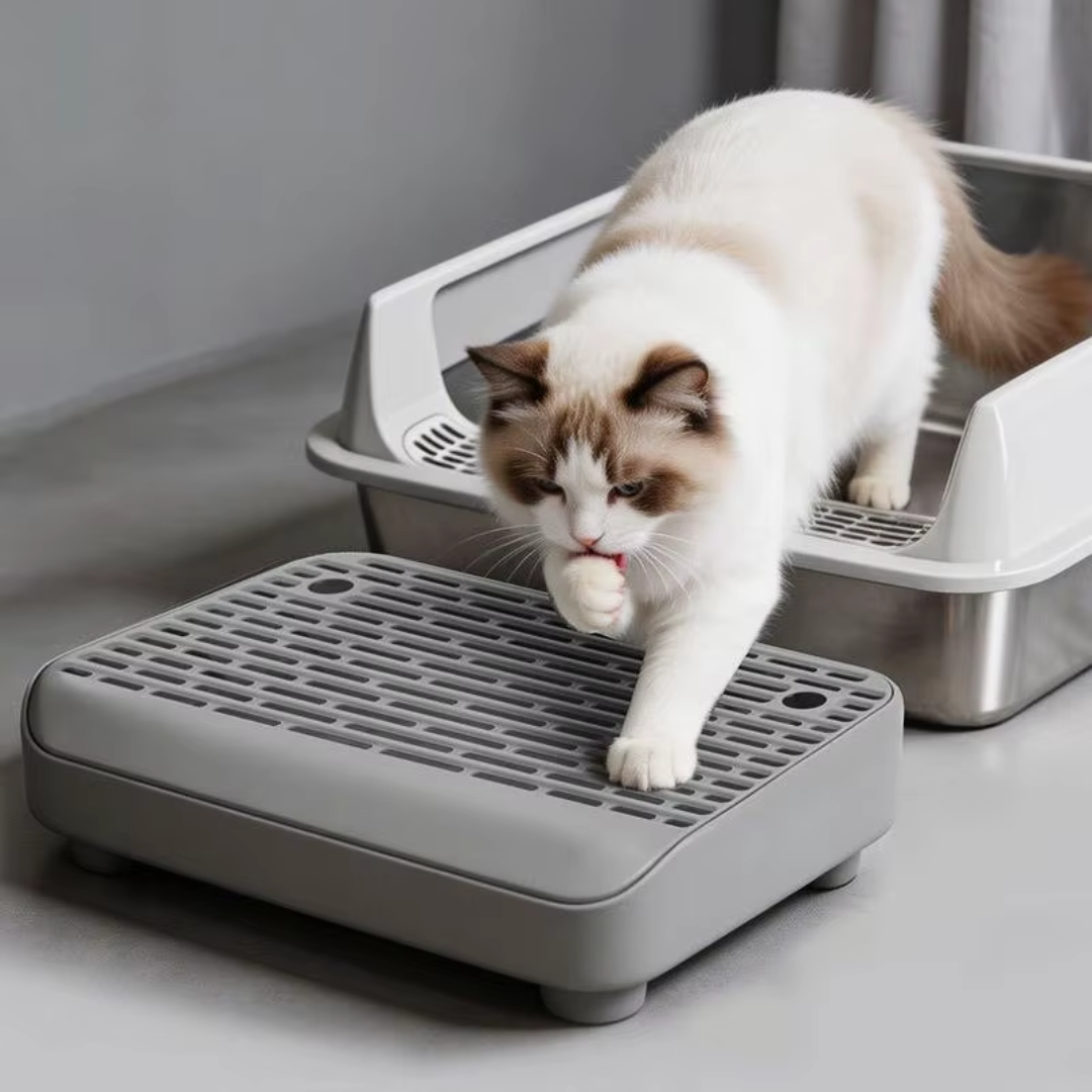 Degrau Caixa de Areia: acesso fácil para gato idoso e/ou obeso — Velú Pet