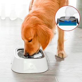 Bebedouro Flutuante Antirespingo para Pets | Para Cães e Gatos de Todos os Tamanhos | Mantém a Boca Seca e Evita Respingos Durante a Hidratação | Design Inteligente com Tigela Flutuante