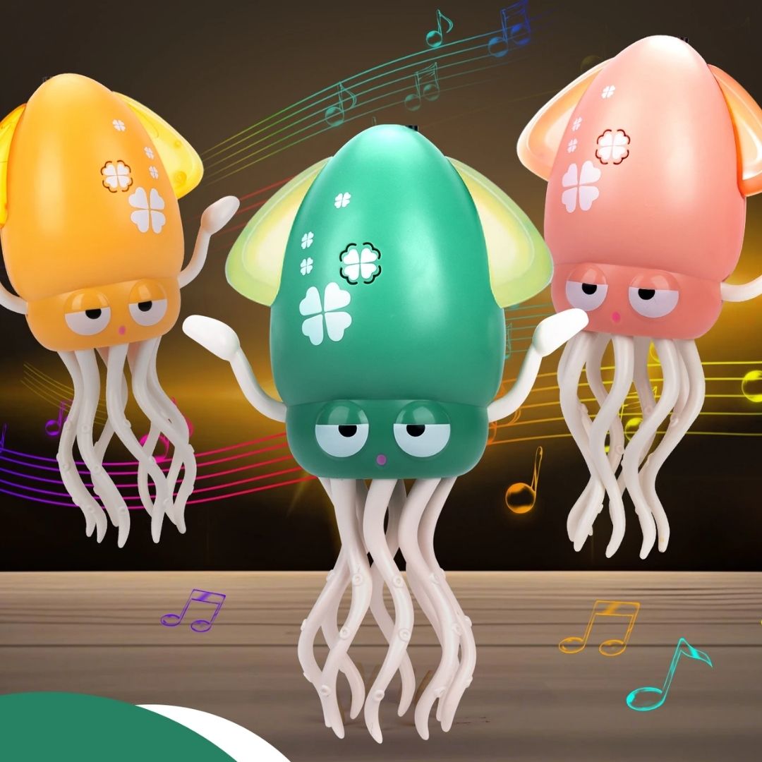 Polvinho Dançarino Interativo para Pets – Brinquedo com Luzes, Música e Movimento Automático