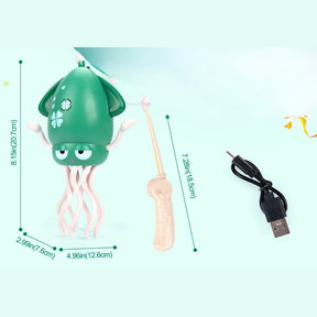 Polvinho Dançarino Interativo para Pets – Brinquedo com Luzes, Música e Movimento Automático